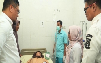 Cek Langsung SPPG dan Kunjungi Siswa Diduga Keracunan MBG di Tapung Hulu, Kasatgas Pastikan Penangana